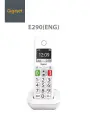 Радиотелефон DECT E290 ENG (меню на английском) - Белый