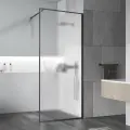 Душевая перегородка Vincea Walk-In HP Art VSW-1HP100FLGM, 1000*2000, вороненая сталь, стекло рифленое