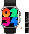 Умные часы HW9 ULTRA MAX Smart Watch AMOLED 2.2, iOS, Android, 2 Ремешка, Голосовой помощник, Bluetooth звонки