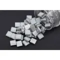 Бисер японский MIYUKI TILA #4558 White/Labrador, матовый непрозрачный, 5 грамм