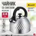 Чайник со свистком для газовой плиты 2,6 л из нержавеющей стали индукция (513663)