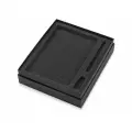 Коробка Smooth L с ложементом для ручки, флешки и блокнота А5, 23,5х20х6 см, цвет черный