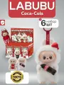 Набор Pop Mart Лабубу кока-кола, PREMIUM текстиль, коллекционная, 16-18 см, 6 штук