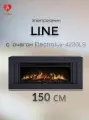Электрокамин Line GR с очагом Electrolux EFP/P - 4220LS (диагональ 42 дюйма, яркое пламя, пульт, звук, обогрев)