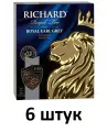 Richard Чай Royal Earl Grey, 100 пакетиков - 6 штук