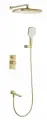 12165-S Смеситель встраиваемый для душа с 3-функ. (Мат. Золото) GANZER
