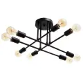 Люстра BayerLux 2549/1, E27, 40 Вт, черный, металл, 70x70x20 см