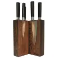 Магнитная подставка для шести ножей Woodinhome KS003SOB массив дуба темно-коричневый