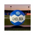Футбольный мяч ФК Челси, 5 размер, полиуретан, ручная сшивка, всесезонный, синий/белый