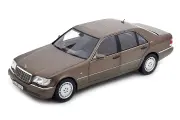 Модель коллекционная NOREV Mercedes W140 S600 W12 s-class 1994-1998 light brown metallic / мерседес С600 коричневый