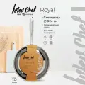 Сковорода Ivlev Chef Royal, нержавеющая сталь, 24 см, серебристая