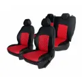 Чехлы на сиденья KIA Rio 2011-2017 г. Седан Раздельная спинка заднего ряда сидений 60/40, сиденье сплошное.