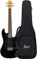 FLIGHT Mini Bass Lite BK Бас-гитара уменьшенная