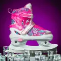 Коньки ледовые раздвижные СК-SK1100 Pink