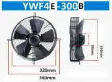 Вентилятор в сборе YWF 4E-300В в сборе, 220 V, (нагнетающий)