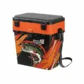 Ящик для зимней рыбалки Helios PIKE оранжевый (HS-IML-19-O)