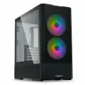 Корпус Lancool 207 черный без бп ATX 4x120mm 2x140mm 2xUSB3.0 audio bott PSU