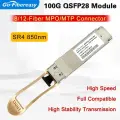 Оптический модуль QSFP28 100GBASE-SR4, 100 нм, М, MTP/MPO DDM для Huawei, Cisco QSFP28-100G-SR4, оптоволоконное оборудование Mikrotik, 1pcs For Mikrotik