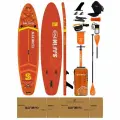 Надувная Сап-доска SAFiNPRO ORANGE (SUP board) двухслойная 385*89*15см