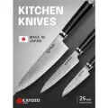 Набор ножей для кухни, Японские ножи кухонные набор KAYDZO Tokin Damascus KD-3000