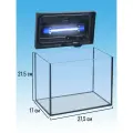 Аквапанорама 171 Аквариум + крышка чёрная led 10л