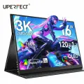 UPERFECT OLED 3K 16-дюймовый монитор, Черный, вилка ЕС