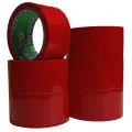 Клейкая лента (скотч) красный, 36 шт, 48мм х 50м, 43мкм Фрегат
