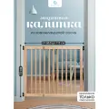 Защитный барьер детский для лестниц и проемов, деревянный, CINLANKIDS