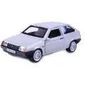 Машина металл LADA-2108 Спутник 12 см, (двер, баг, серебристый) инерц, в коробке