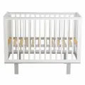 Кроватка детская POLINI KIDS SIMPLE 340, белый-серый