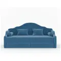 Софа Версаль фокус- мебельная фабрика 212х103х112 см синий велюр