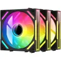 Вентиляторы для корпуса Xastra FS120B ARGB 3шт (FS120-3BA-SXX-GL)