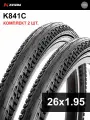 Комплект 2 шт. - Покрышка велосипедная KENDA K841С 26x1,95 (50-559), полуслик протектор