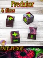 Predator Дайсы Кубики FATE FUDGE кости судьбы ручной работы (набор 4 шт.)