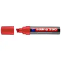 Маркер перманент Edding 390/002, 4-12мм, красный (комплект 3 штуки)
