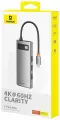 Док-станция Baseus Metal Gleam Series 7-in-1 Multifunctional Type-C, серый
