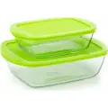Набор Pyrex форм для запекания и выпечки с крышками COOK&STORE 2пр (912S845)