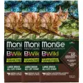 Корм для кошек Monge BWILD Feed the Instinct для крупных пород, беззерновой, с буйволом, с картофелем, с чечевицей 3 шт. x 1500 г