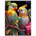 Алмазная мозаика на подрамнике 40х50/Птицы и животные