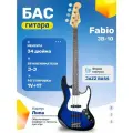 Бас-гитара (Набор бас-гитары с комбоусилителем) Fabio JB-10 BLS Синяя