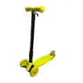 Детский складной самокат Slider SS3NBAG, четырехколесный, желтый