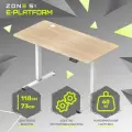Игровой стол ZONE 51 e-Platform 120, Wood, бежевый/дуб светлый
