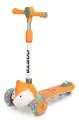 Самокат детский Costa F111, с музыкальными эффектами, складной, оранжевый