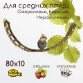 Лесенка деревянная для попугаев и птиц 80х10 см