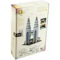 Конструктор Zhe Gao ql0965 Башни-близнецы Петронас из 2521 деталей серии Architecture Дома и Здания