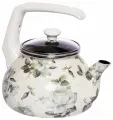 Белая роза Чайник 2,2л со стекл. кр.