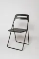 La Room Складной стул ОС-1331, пластик, черный, для сада и сада
