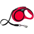Поводок-рулетка для собак Flexi New Comfort XS ленточный 3 м красный