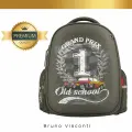 Рюкзак школьный для мальчиков Bruno Visconti GRAND PRIX серый