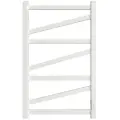 Полотенцесушитель электрический Двин (Dveen) Z plaza neo 80х50 см, без полки, К диммер, квадрат белый
